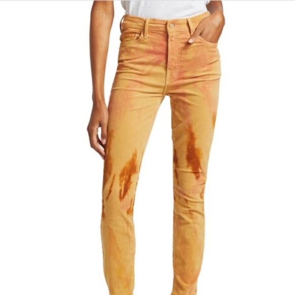 NWT Mother High Waisted Looker Corduroy Jeans Size 30 color Hopscotch - Picture 4 of 7